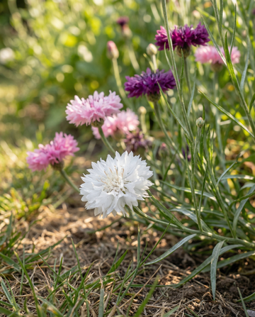 Kornblume Double Flowering Mix (Centaurea cyanus) – Samen für einjährige Blumen von SeedsChoice