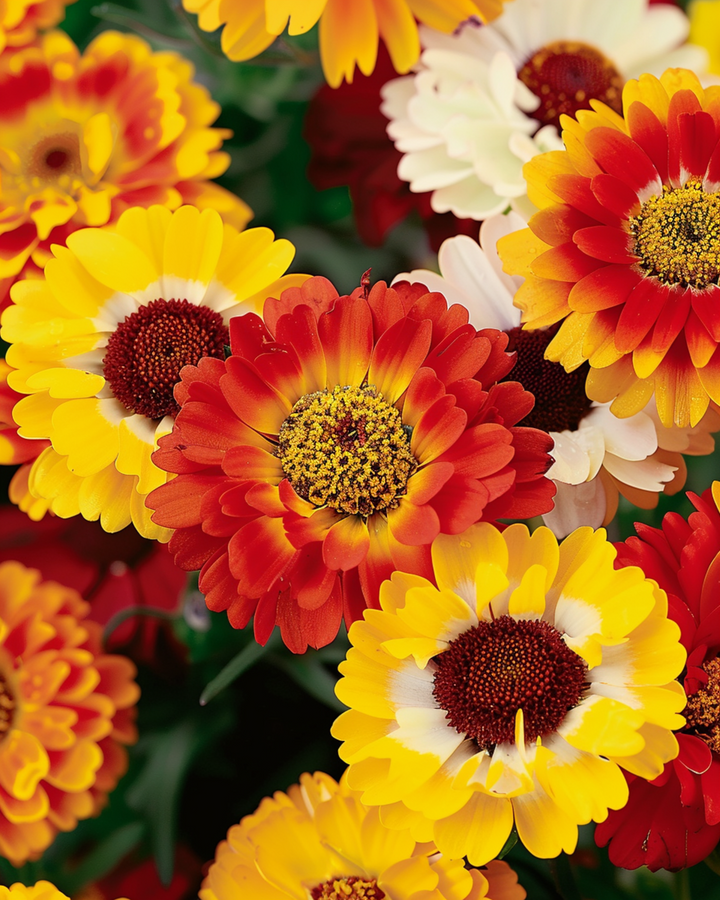 Mixed seeds (Chrysanthemum carinatum) – annual flower