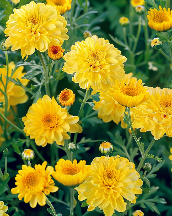 Wucherblume Mix Yellow Shades Samen (Chrysanthemum segetum) – einjährige Blume