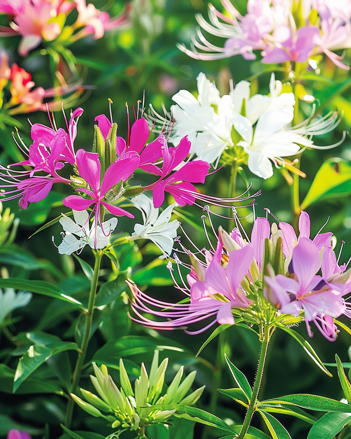 Spiderflower Colour Fountain Mix seeds (Cleome hassleriana) – annual flower