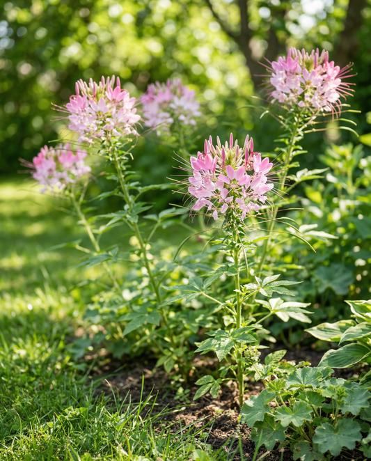 Spinnenblume Rose Queen (Cleome hassleriana) – einjährige Blumensamen von SeedsChoice