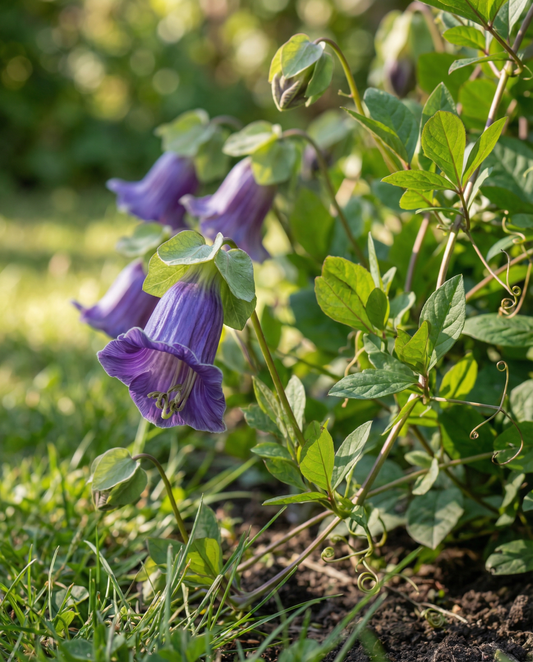 Cup And Saucer Vine Climber (Cobaea scandens) – annual climber seeds from SeedsChoice
