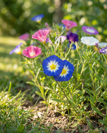 Dwarf seeds (Convolvulus tricolor) – annual mix