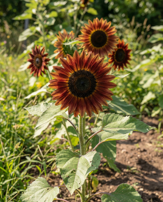 Sunflower Evening Sun (Helianthus annuus) – annual flower seeds from SeedsChoice