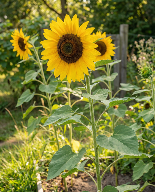 Sonnenblume Giganteus 250 cm hoch (Helianthus annuus) – einjährige Blumensamen von SeedsChoice