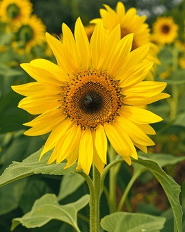 Sunflower Dwarf Yellow Seeds Helianthus Annuus Annual