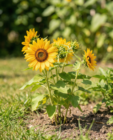 Sonnenblume für Kübel Pacino 40 cm (Helianthus annuus) – einjährige Blumensamen von SeedsChoice