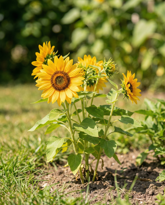 Sonnenblume für Kübel Pacino 40 cm (Helianthus annuus) – einjährige Blumensamen von SeedsChoice