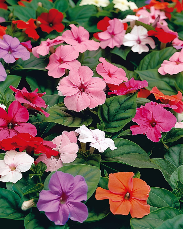 Busy Lizzie Baby Mixed seeds (Impatiens walleriana) – annual flower