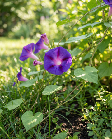 Grandpa Ott Climber Purple (Ipomoea purpurea) – einjährige Kletterpflanze Samen von SeedsChoice