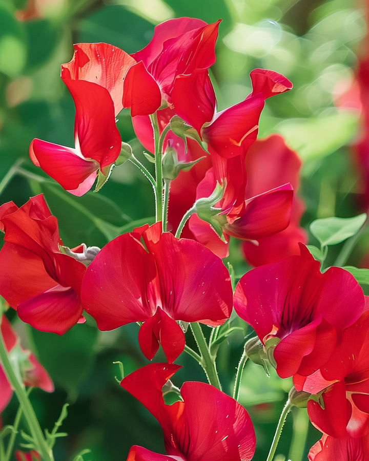 Sweet Pea Royal Family Red Climber seeds (Lathyrus odoratus) – annual climber