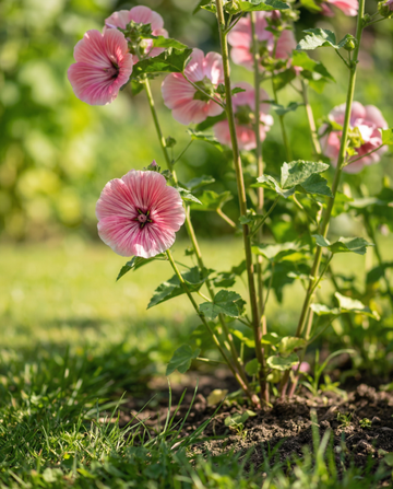 Farbenmix Grandiflora (Malope trifida) – einjährige Sortenmischung Samen von SeedsChoice