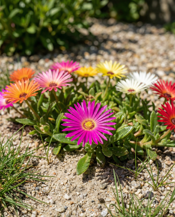Livingstone Daisy (Dorotheanthus bellidiformis) – annual mix seeds from SeedsChoice