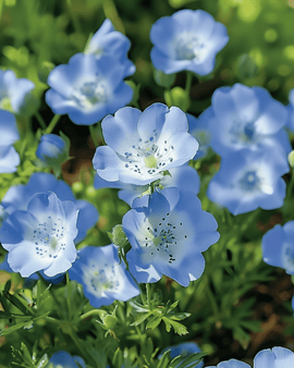 Baby Blue Eyes Seeds Nemophila Menziesii Annual Sky Blue
