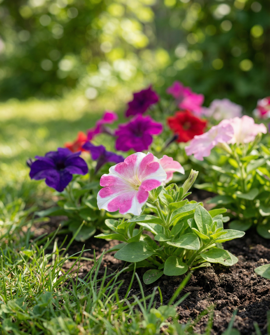 Dwarf Mixed (Petunia hybrida) – annual mix seeds from SeedsChoice