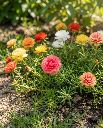Double Mixed (Portulaca grandiflora) – annual flower seeds from SeedsChoice