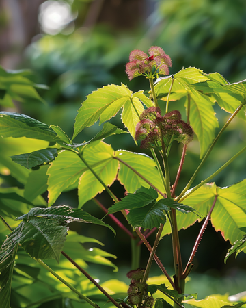 Wunderbaum Fast Growing Samen (Ricinus communis) – einjährige Blume