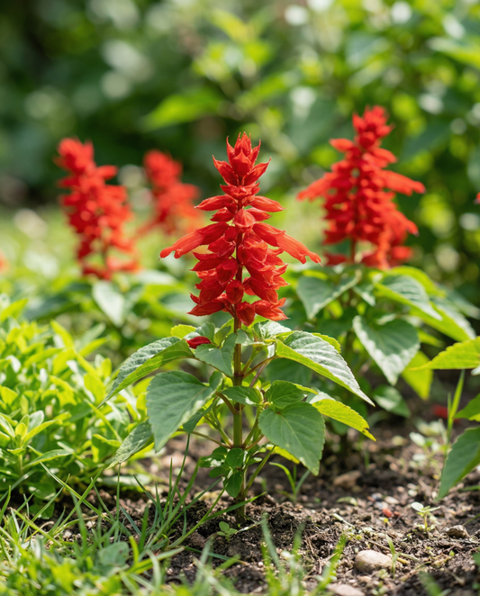 St. John's Fire (Salvia splendens) – annual flower seeds from SeedsChoice
