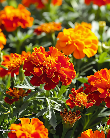 French Marigold Petite Harmony seeds (Tagetes patula) – annual flower