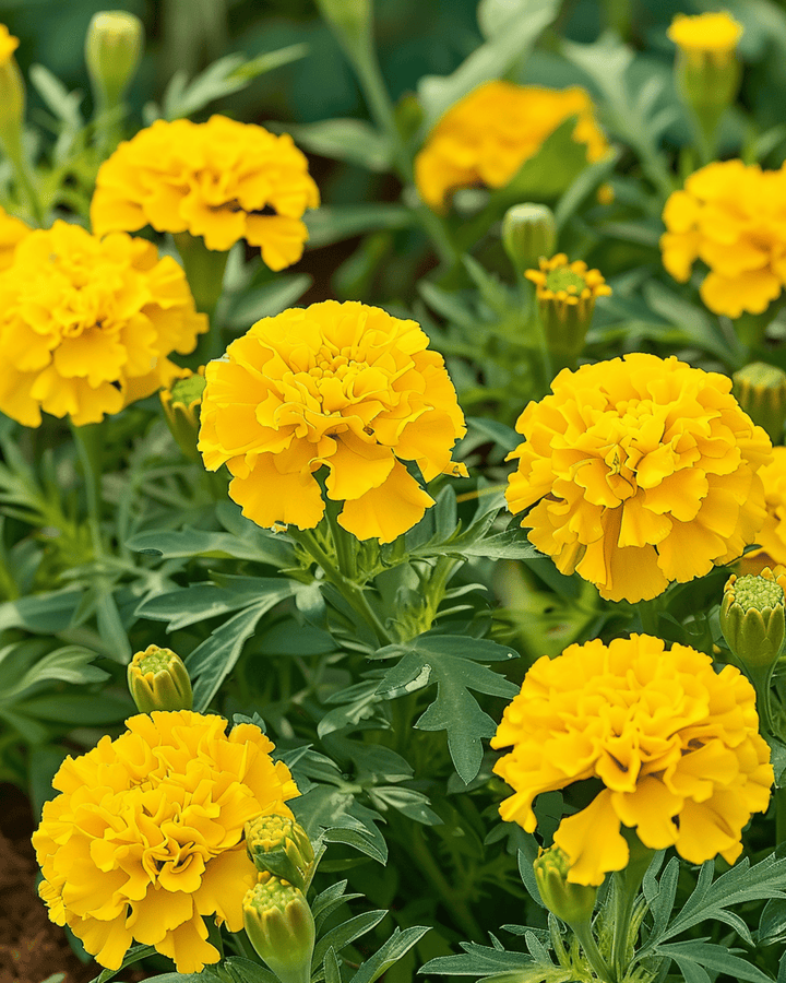 Studentenblume Petite Yellow Samen (Tagetes patula) – einjährige Blume
