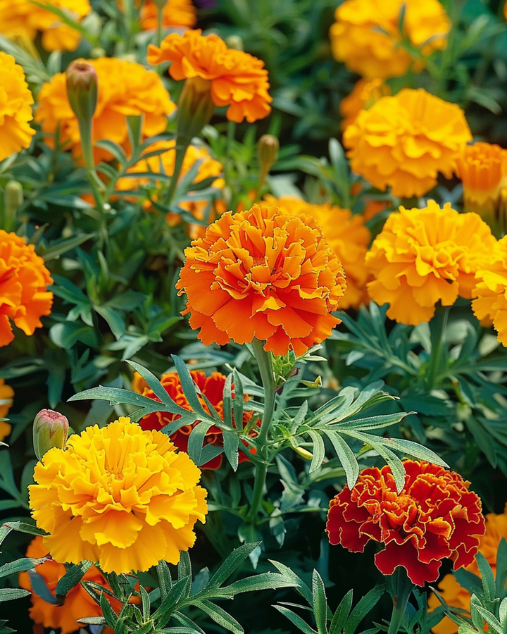 French Marigold Bonita seeds (Tagetes patula) – annual flower