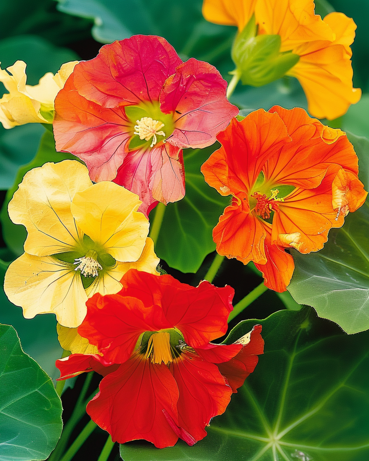 Nasturtium Glorious Gleam seeds (Tropaeolum majus) – annual