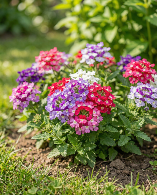 Colours Compact (Verbena hybrida) – einjährige Sortenmischung Samen von SeedsChoice