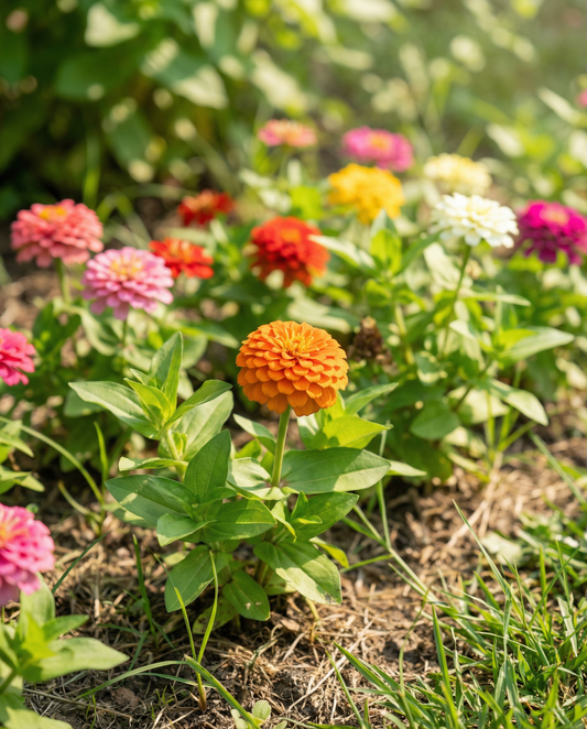 Lilliput Mixed (Zinnia elegans) – einjährige Mischung Samen von SeedsChoice