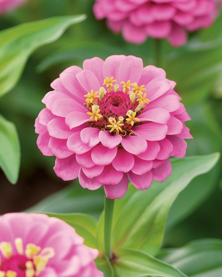 Lilliput Rose Gem Samen (Zinnia elegans) – einjährig