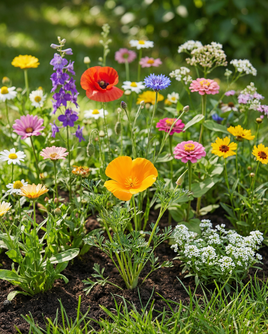 Summer Mix For Full Sun 20 To 80 Cm – annual flower seeds from SeedsChoice