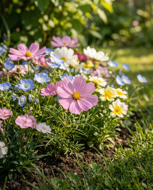 Japanese Carpet Mix Full Sun 15 To 45 Cm – annual flower seeds from SeedsChoice