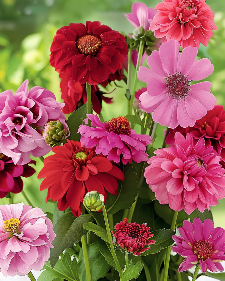 Sommerblumen Pink Red Mix Blend Samen – einjährige Blume