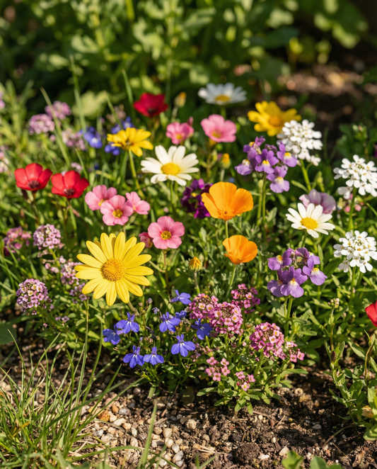 Colourful Carpet Mix – annual flower seeds from SeedsChoice