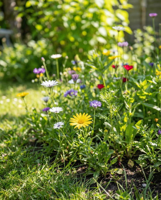 Wildblumenmischung 5-g-Packung (Linum usitatissimum) – einjährige Blumensamen von SeedsChoice