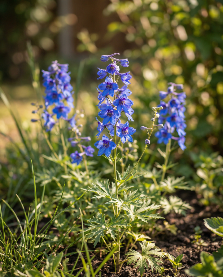 Larkspur Dasante Blue seeds (Delphinium belladonna) – biennial