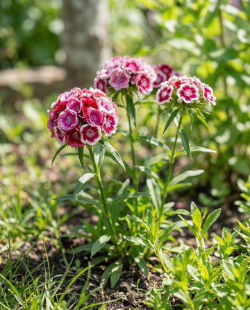 Sweet William Mixed Double Flowering (Dianthus barbatus) – zweijährige Blumensamen von SeedsChoice