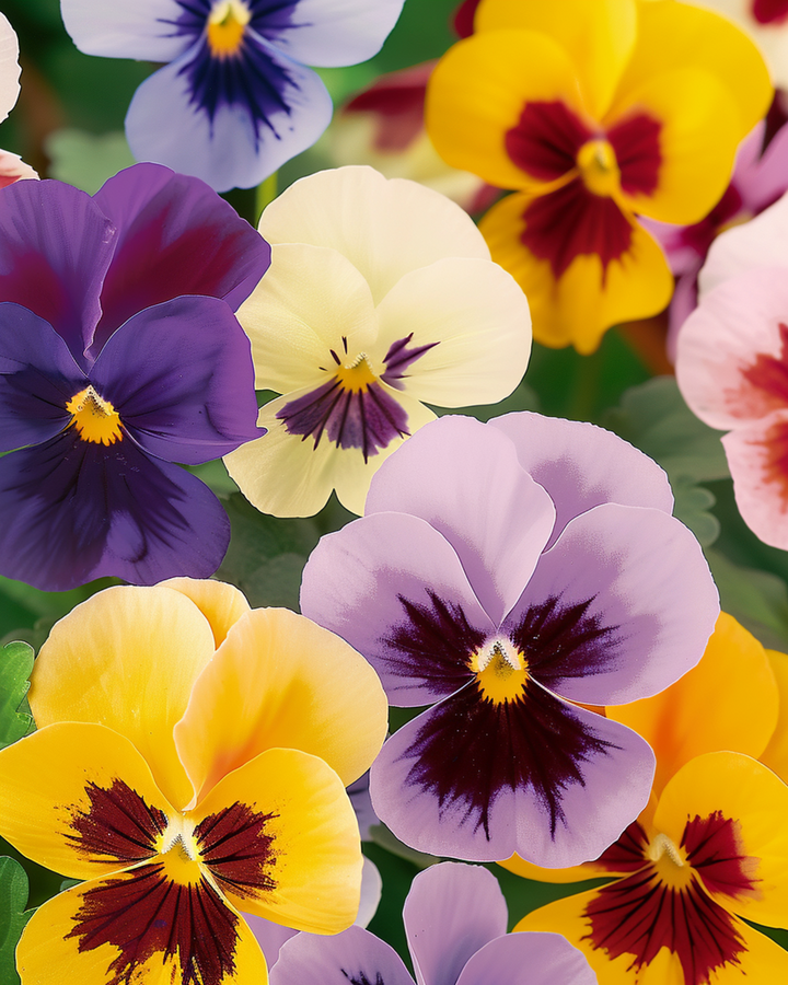 Pansy Trimardeau Mix seeds (Viola wittrockiana) – biennial flower