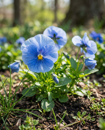 Stiefmütterchen Ullwater (Viola wittrockiana) – zweijährige Blumensamen von SeedsChoice
