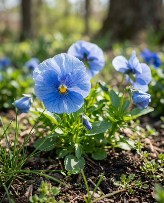 Pansy Ullwater (Viola wittrockiana) – biennial flower seeds from SeedsChoice