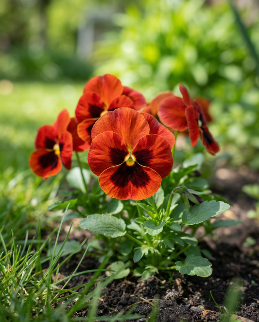 Pansy Alpenglow (Viola wittrockiana) – biennial flower seeds from SeedsChoice