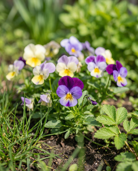 Bambini Mixed (Viola cornuta) – zweijährige Blumensamen von SeedsChoice