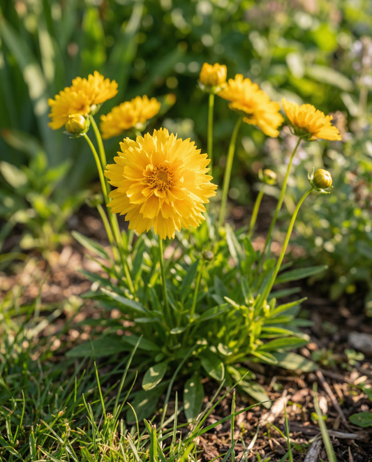 Double Butter Daisy Early Sunrise (Coreopsis grandiflora) – mehrjähriges Saatgut von SeedsChoice