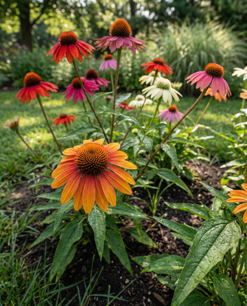 Coneflower Cheyenne Spirit Mix (Echinacea hybrida) – mehrjährige Blumensamen von SeedsChoice