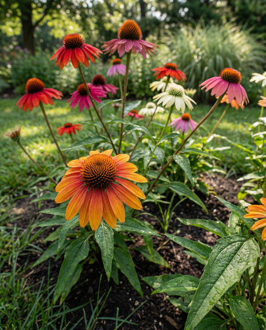 Coneflower Cheyenne Spirit Mix (Echinacea hybrida) – mehrjährige Blumensamen von SeedsChoice