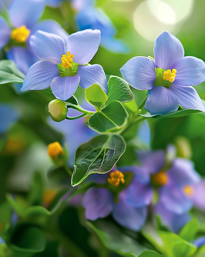 Persian Violet Midget Blue Samen (Exacum affine) – einjährige Blume