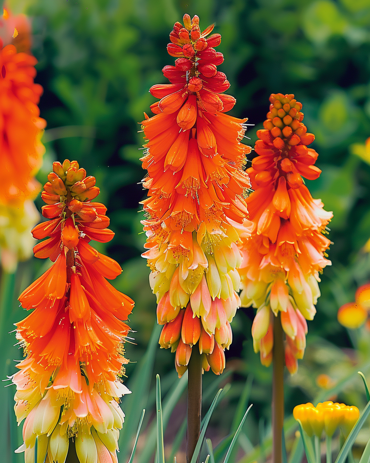 Red Hot Poker Tritoma Royal Castle Hybrids seeds (Kniphofia uvaria) – perennial