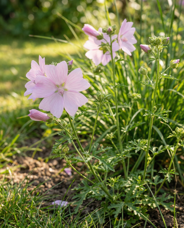 Moschusmalve (Malva moschata) – mehrjährige Blumensamen von SeedsChoice