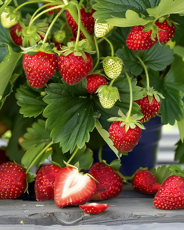 Erdbeere Ruby Ann F1 Samen (Fragaria ananassa) – einjährig