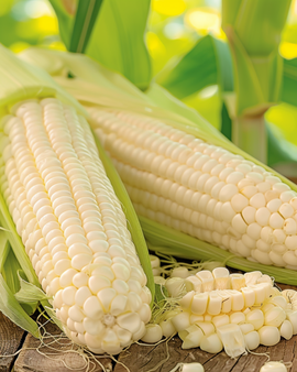 Sweet Corn Seeds Glacial Zea Mays Annual White Kernels