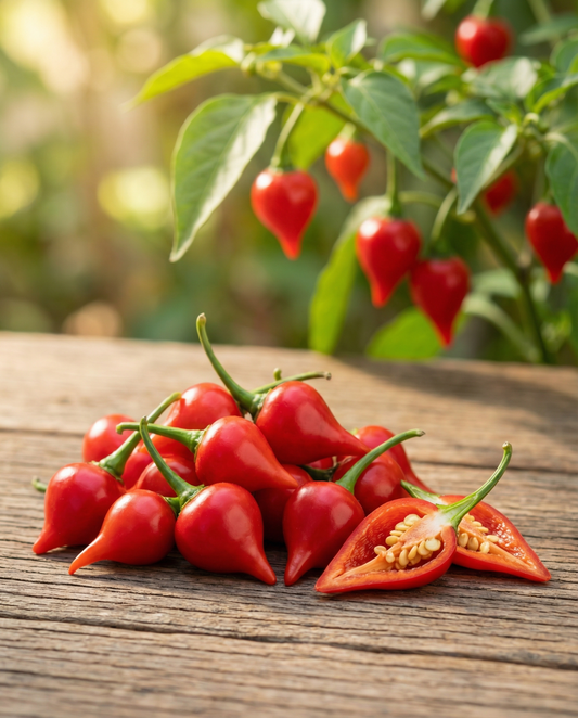 Paprika Biquinho (Capsicum chinense) – einjährige Gemüsesamen von SeedsChoice